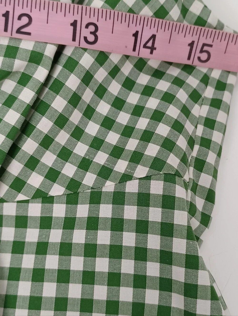 Kate Spade Mini Gingham Bow Midi Dress Size 4 Cotton Blend V Neck Sleeveless